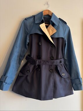 Coach Trench Coat with Cream Undercollar size XS